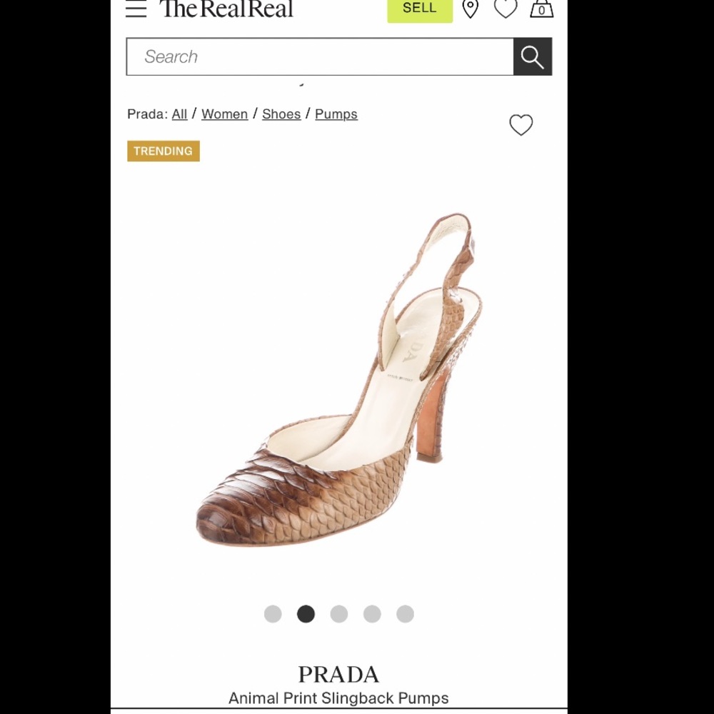 Prada slingback Pumps